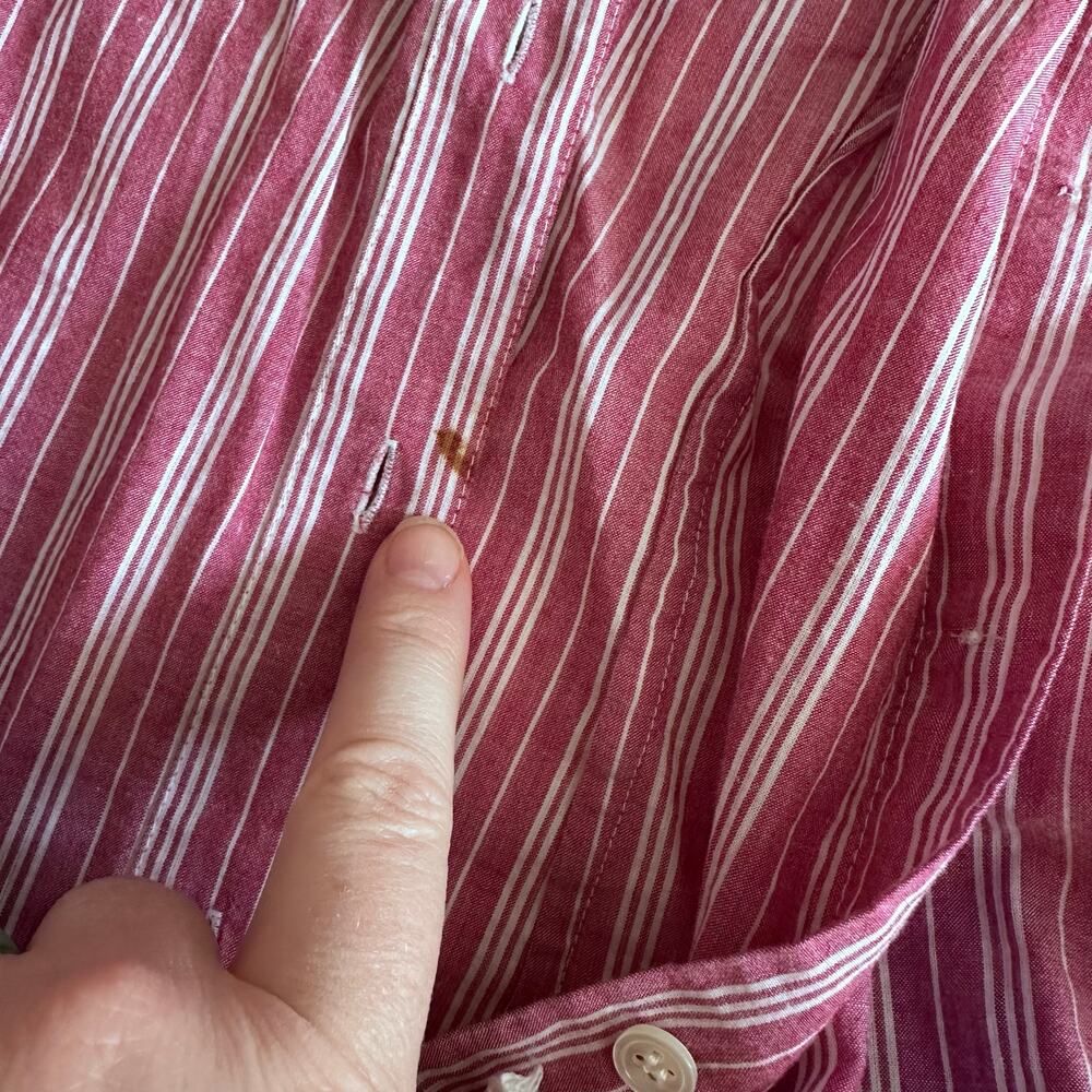 J.Crew pinstripe button front blouse - Picture 3 of 7